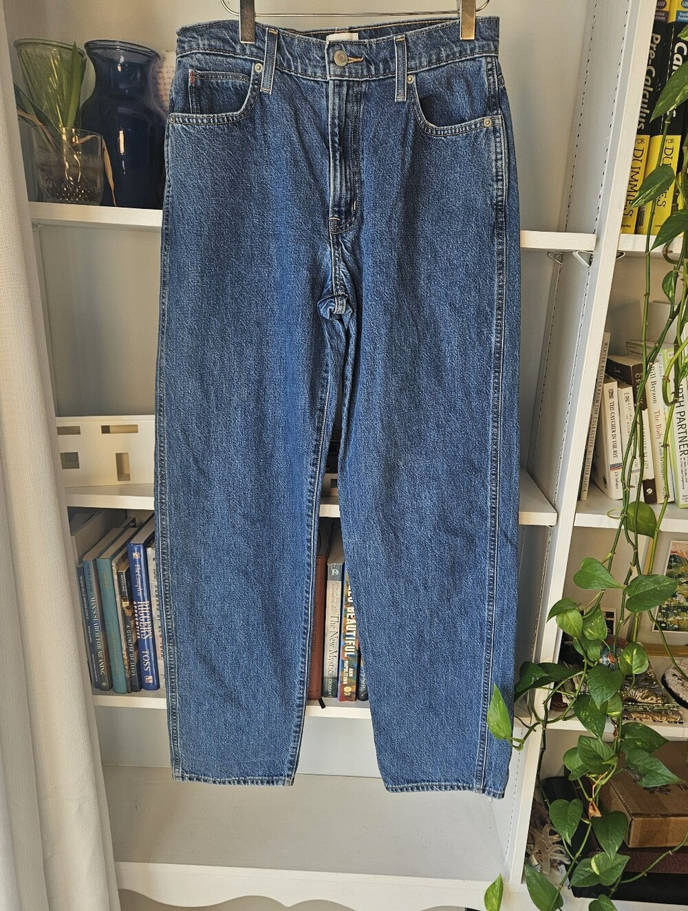 Aritzia Sunday Best Classic Blue Denim Jeans Size 4 100% Cotton Relaxed Fit